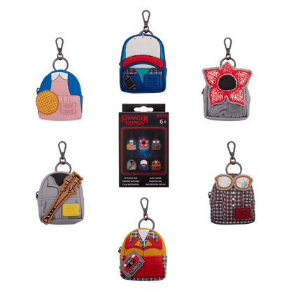 Stranger Things - 10th Anniversary Mystery Mini Backpack Keychain Charms (Display of 15)