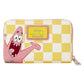 SpongeBob Squarepants - SpongeBob & Patrick Star Checkered Zip Around Wallet