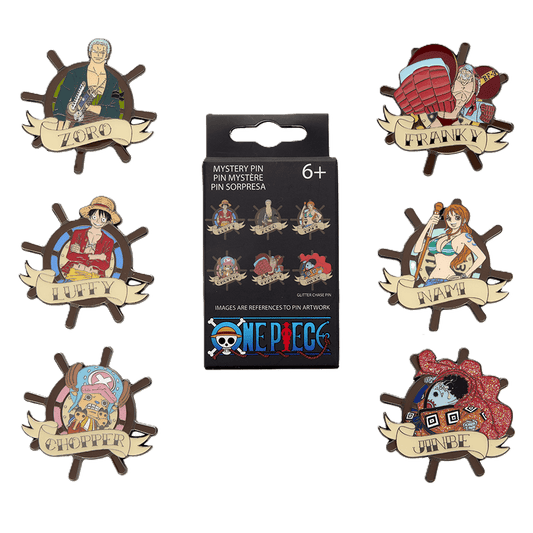 One Piece - Tattoo Style Mystery Pin Blind Box Assortment (Display of 12)