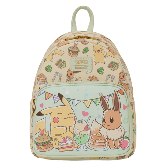 Pokemon - Pikachu & Ev Food Collection Mini Backpack