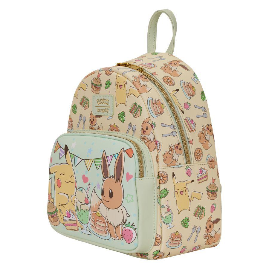 Pokemon - Pikachu & Ev Food Collection Mini Backpack