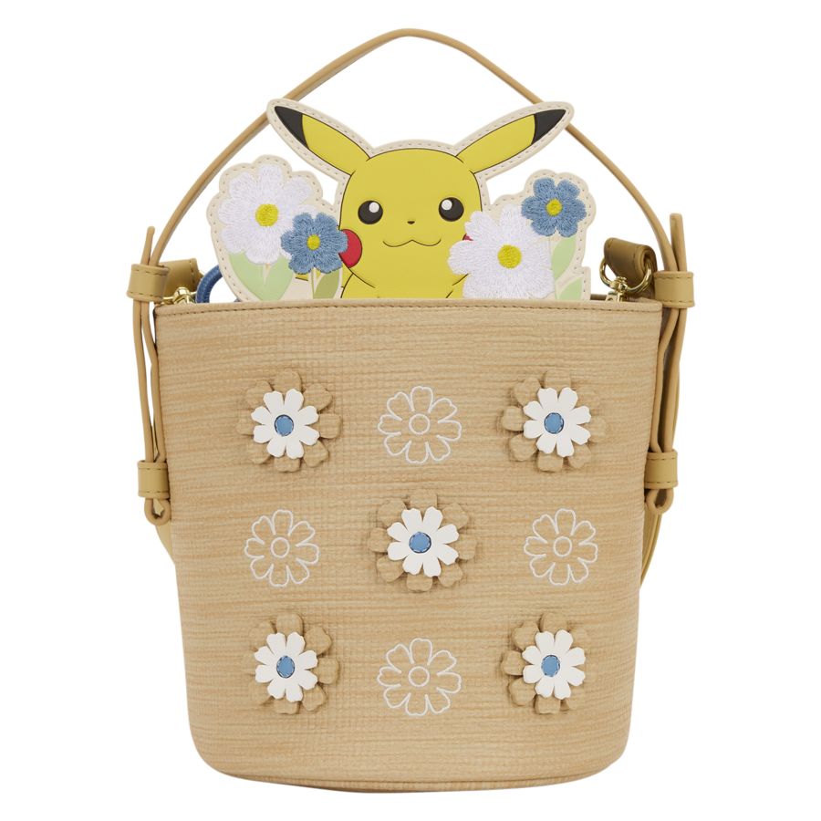 Pokemon - Floral Pikachu Crossbody Bag