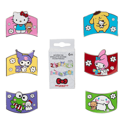 Sanrio - Sanrio & Friends Color Block Mystery Pin Blind Box (Display of 12)