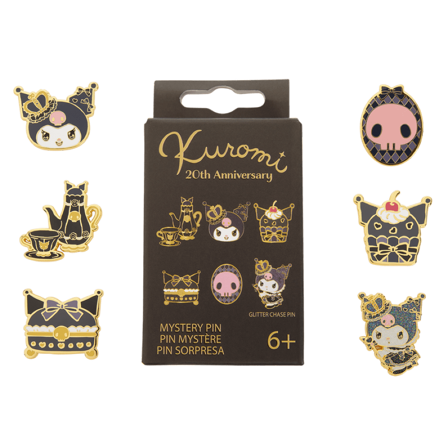 Hello Kitty - Kuromi 20th Anniversary Mystery Box Pins Assortment (Display of 12)