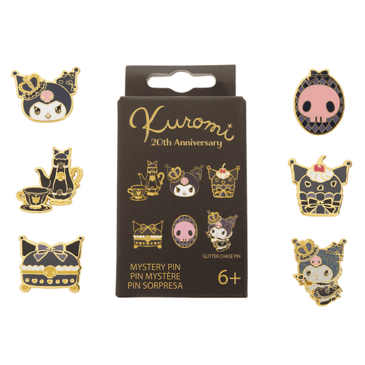 Hello Kitty - Kuromi 20th Anniversary Mystery Box Pins Assortment (Display of 12)