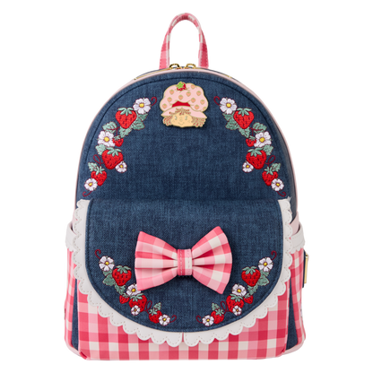 Strawberry Shortcake - Faux Denim Mini Backpack