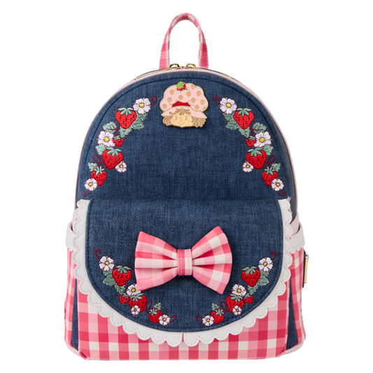 Strawberry Shortcake - Faux Denim Mini Backpack