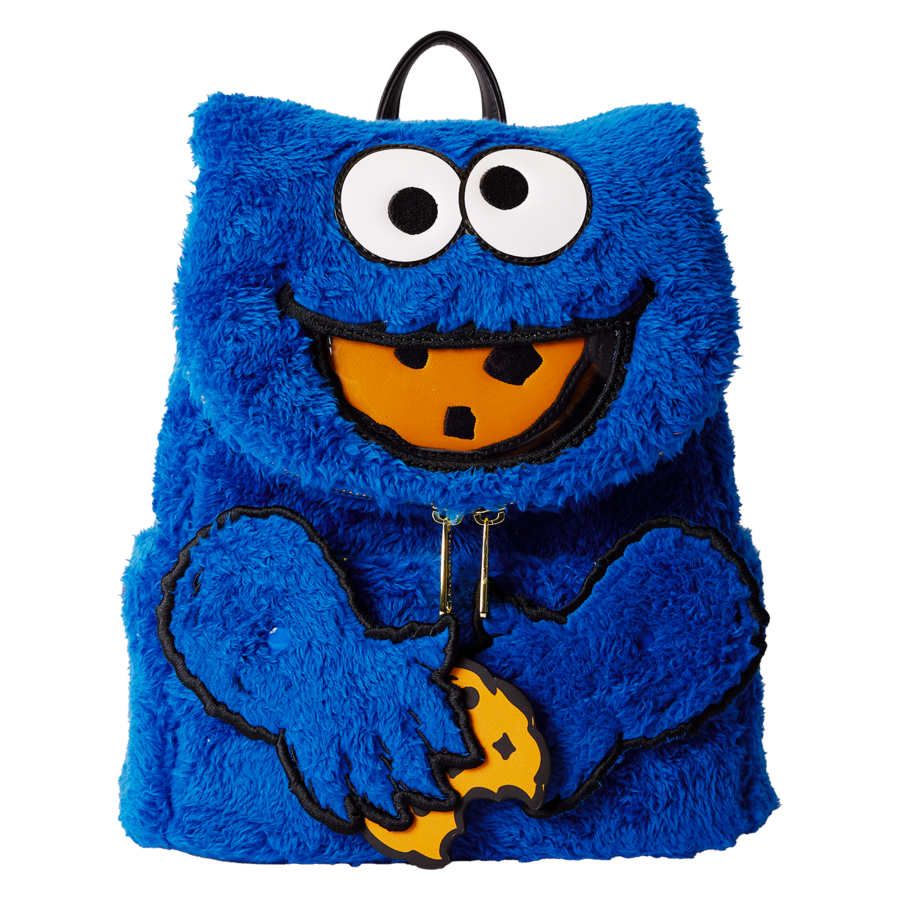 Sesame Street - Cookie Monster Plush Mini Backpack
