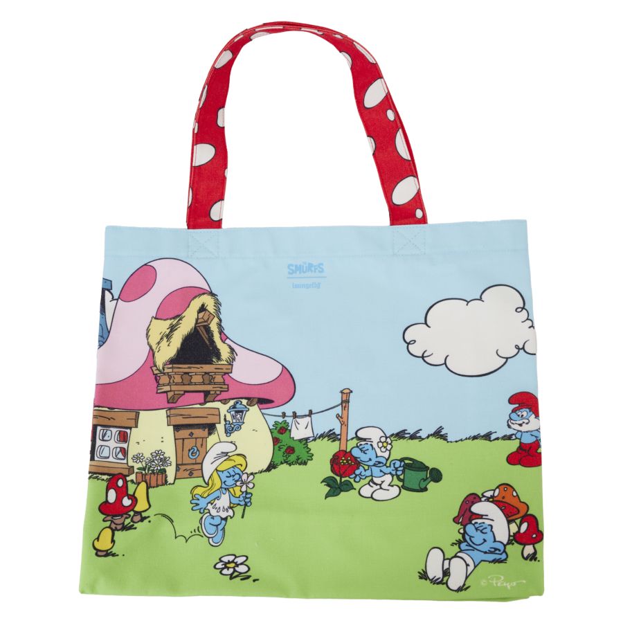 Smurfs - Village Life Canvas Tote