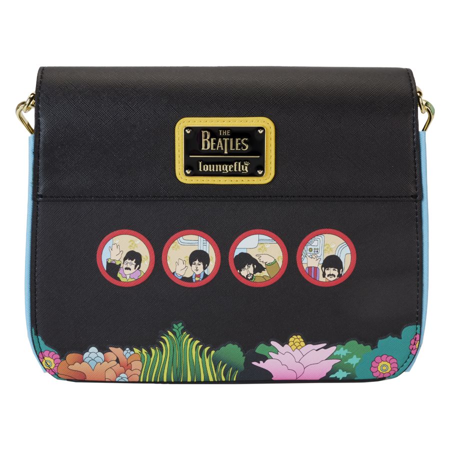 The Beatles - Yellow Sub Flap Pocket Crossbody