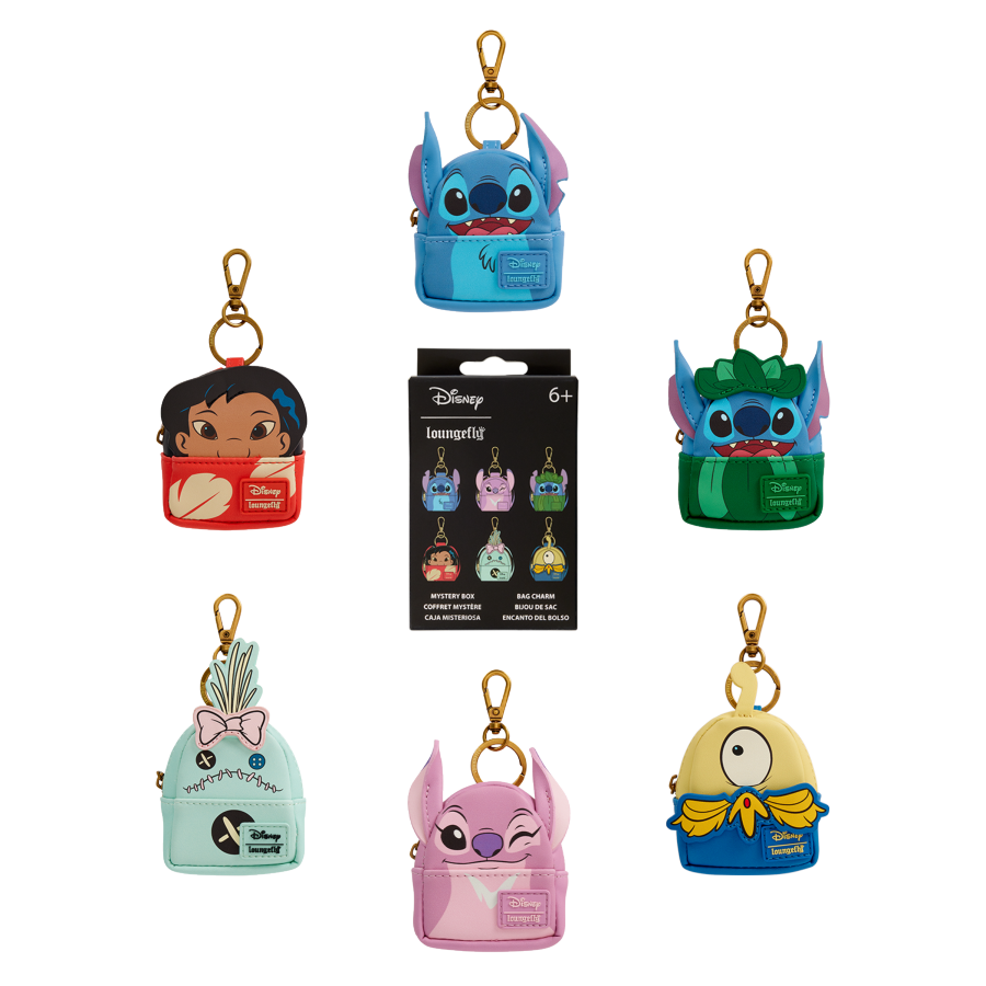 Lilo & Stitch - Mini Backpack Mystery Bag Chams (Display of 15)