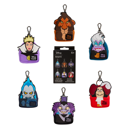 Disney Villains – Mystery Mini Backpack Bag Charm (Display of 15)