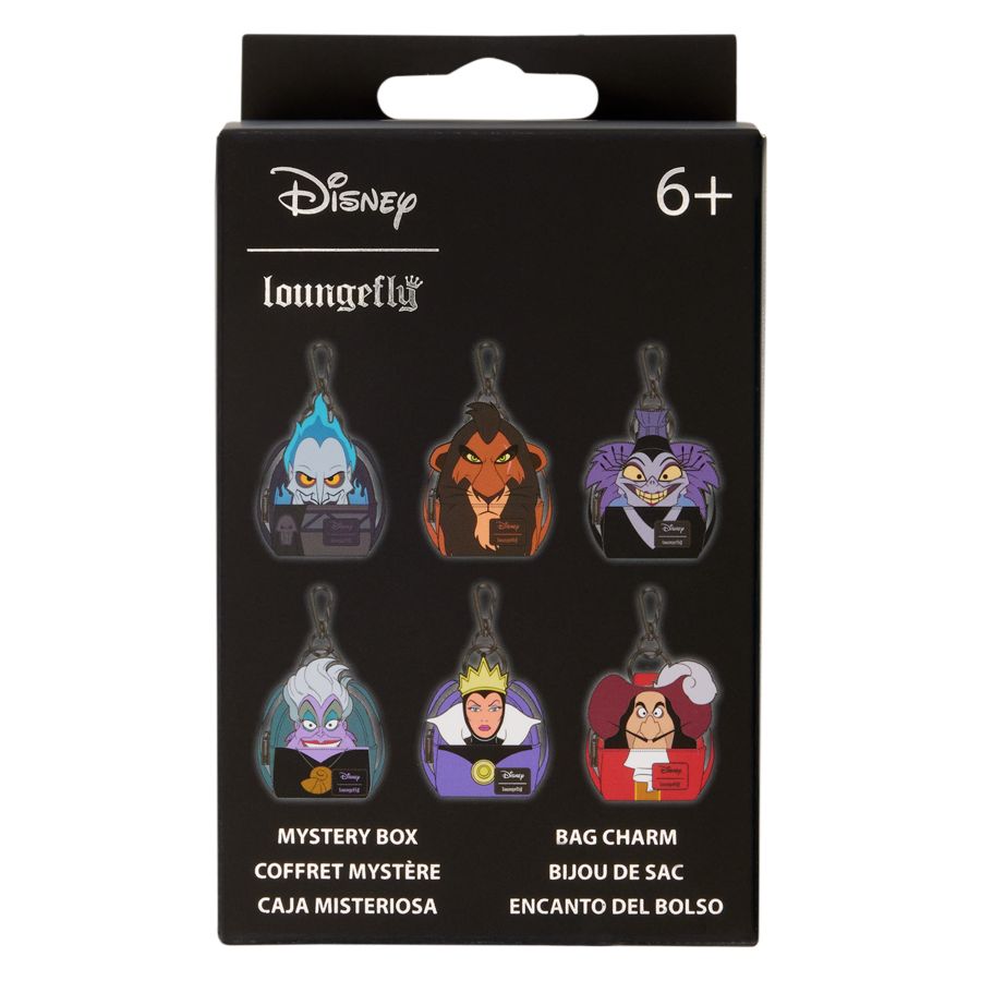 Disney Villains – Mystery Mini Backpack Bag Charm (Display of 15)