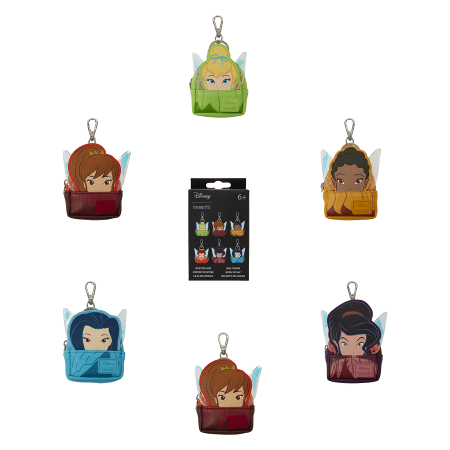 Disney Fairies - Mystery Mini Backpack Keychain Charm Assortment (Display of 15)
