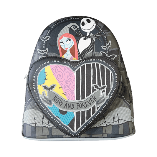 Nightmare Before Christmas - Jack & Sally Split Heart US Exclusive Mini Backpack