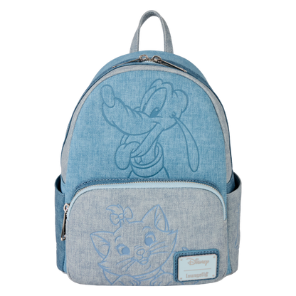 Disney - Dogs & Cats Faux Denim Mini Backpack