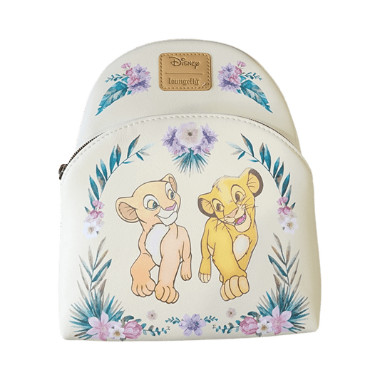 Lion King (1994) - Simba & Nala Floral US Exclusive Mini Backpack
