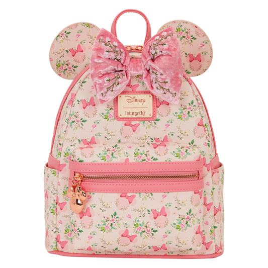 Disney - Minnie Mouse Floral Mini Backpack