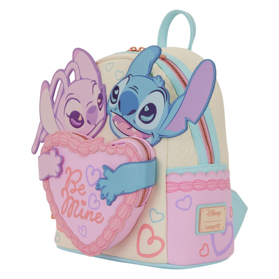 Lilo & Stitch - Stitch & Angel "Be Mine" Mini Backpack