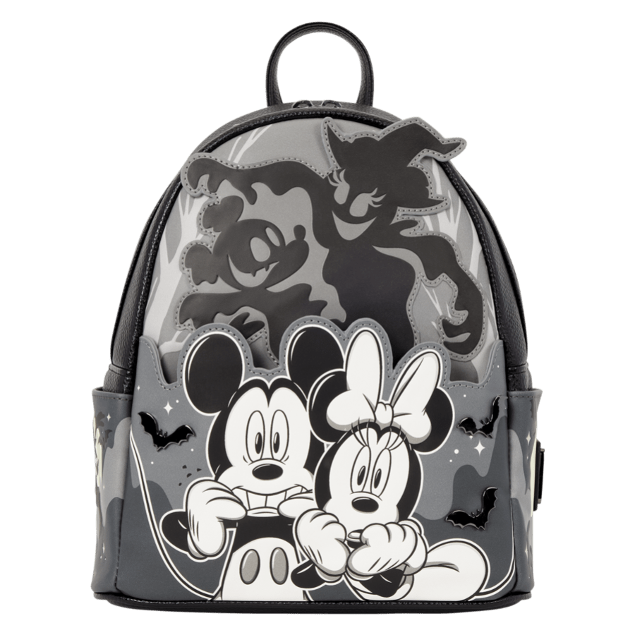 Disney - Mickey & Minnie Ghost Light Up Glow Mini Backpack