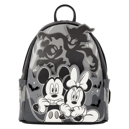 Disney - Mickey & Minnie Ghost Light Up Glow Mini Backpack
