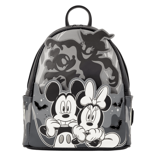 Disney - Mickey & Minnie Ghost Light Up Glow Mini Backpack