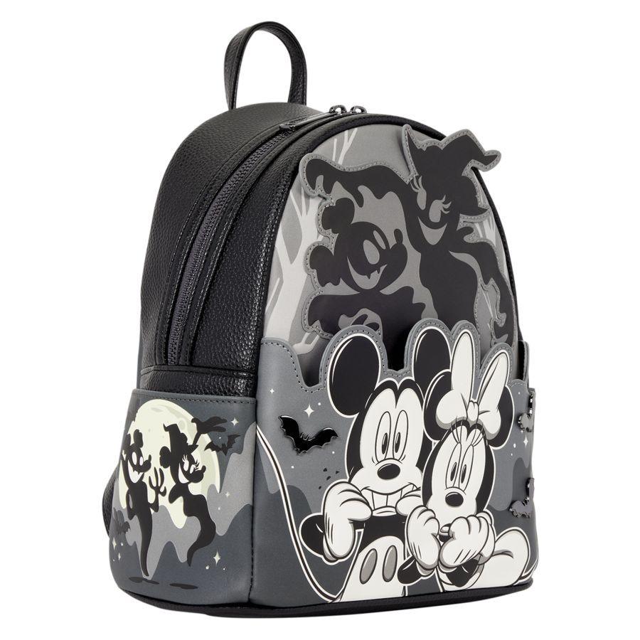 Disney - Mickey & Minnie Ghost Light Up Glow Mini Backpack
