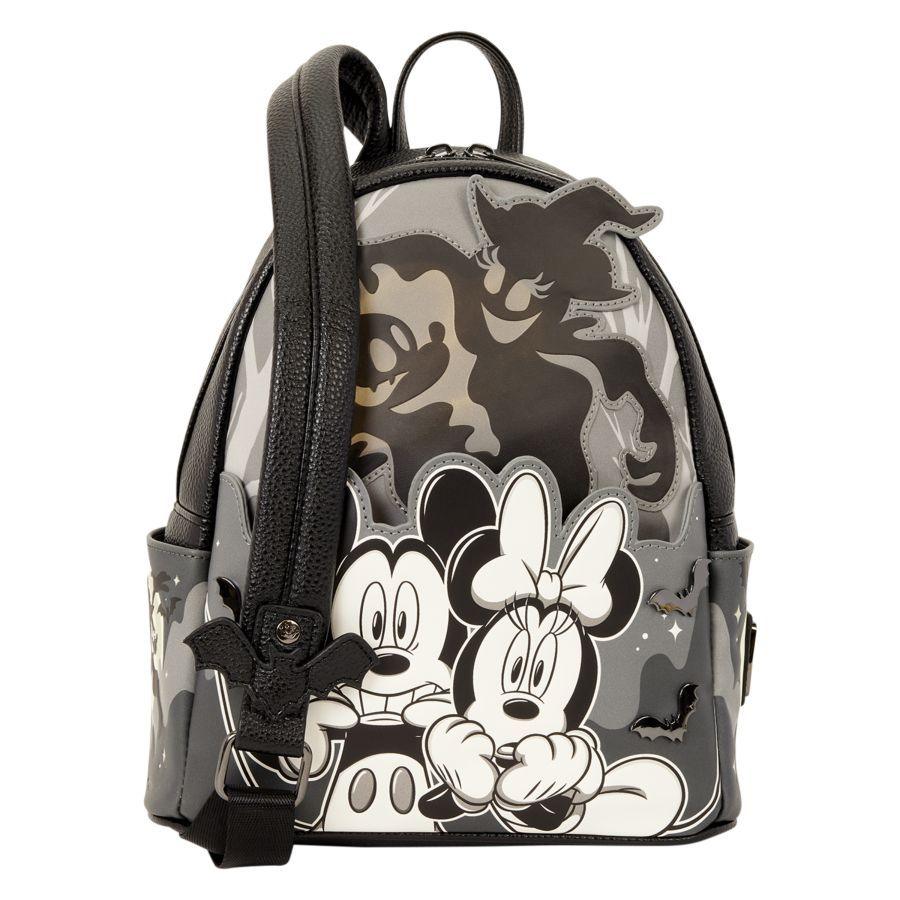 Disney - Mickey & Minnie Ghost Light Up Glow Mini Backpack