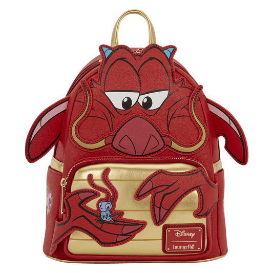 Mulan - Mushu Glitter Cosplay Mini Backpack