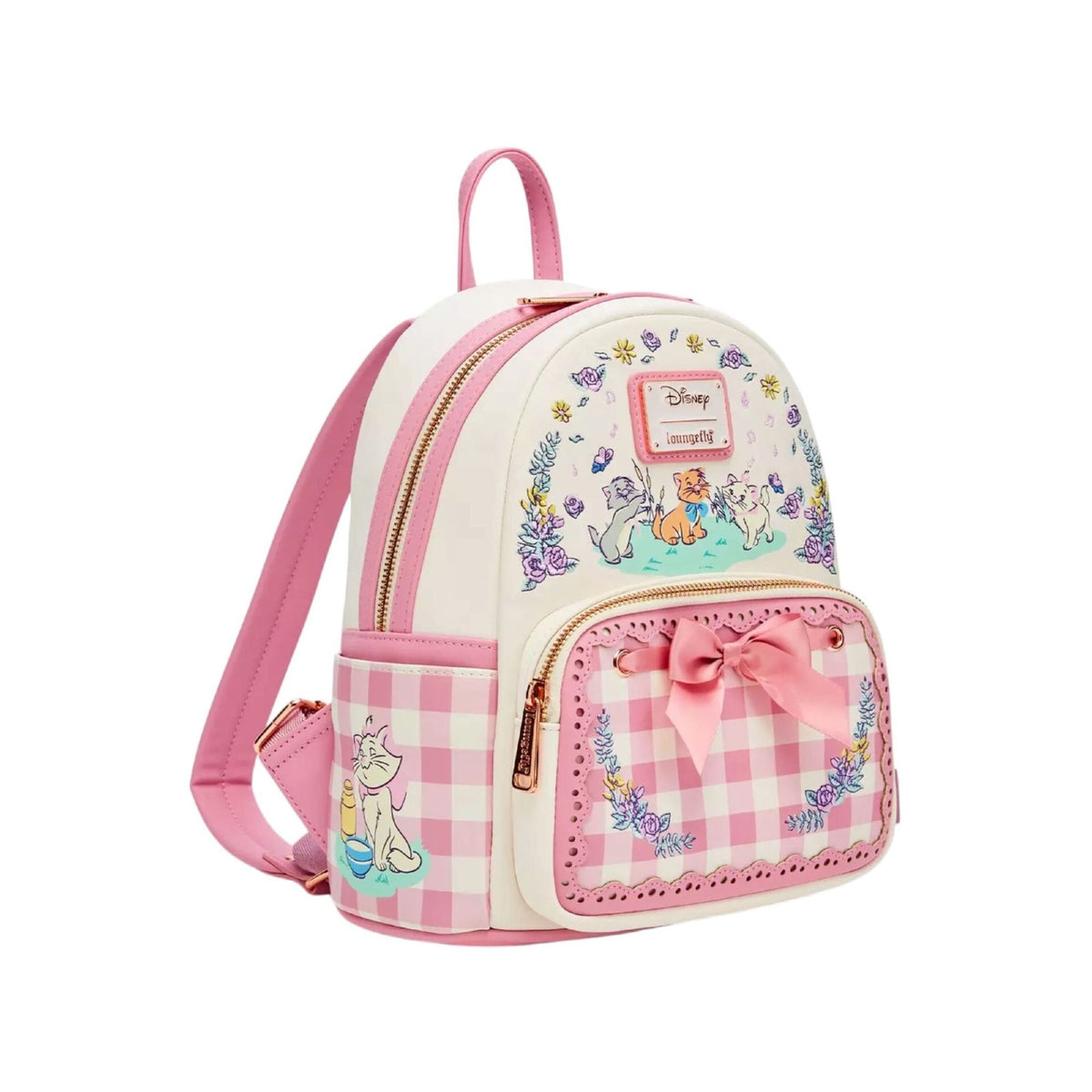 Aristocats (1970)- Pink Gingham Mini Backpack