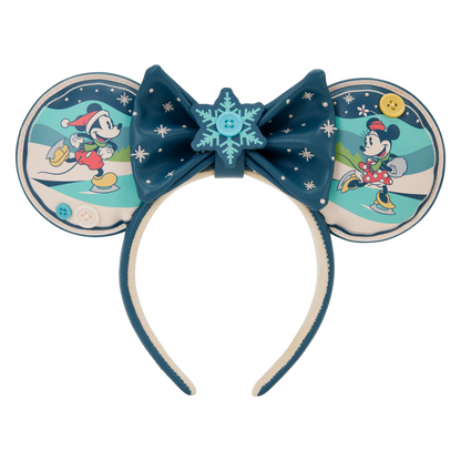 Disney - Mickey & Minnie Holiday Ear Headband