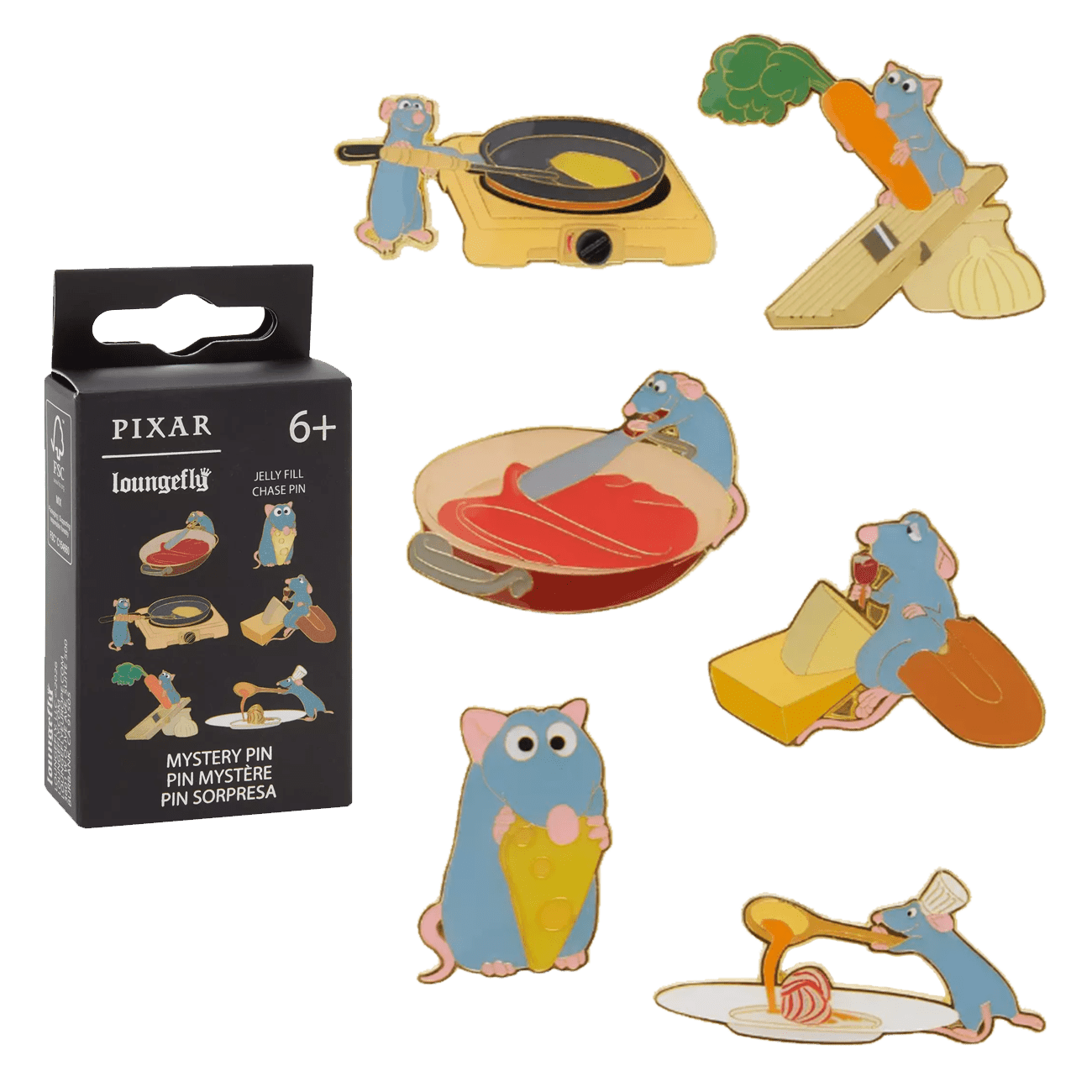 Ratatouille - Remy Blind Box Pins Assortment (Display of 12)