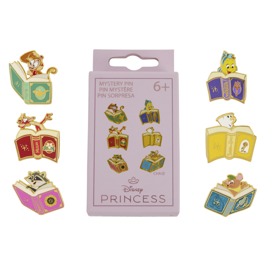 Disney Princess - Books Blind Box Pins Assortment (Display of 12)