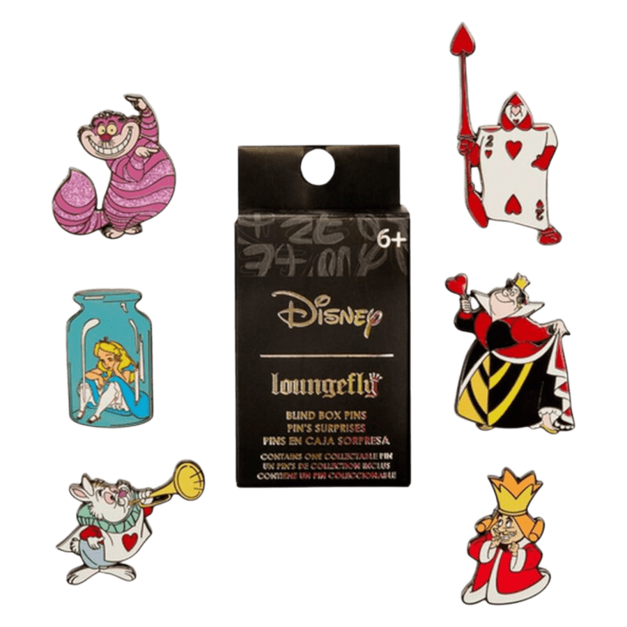 Alice In Wonderland - Blind Pin Set Assortment (Display of 12)