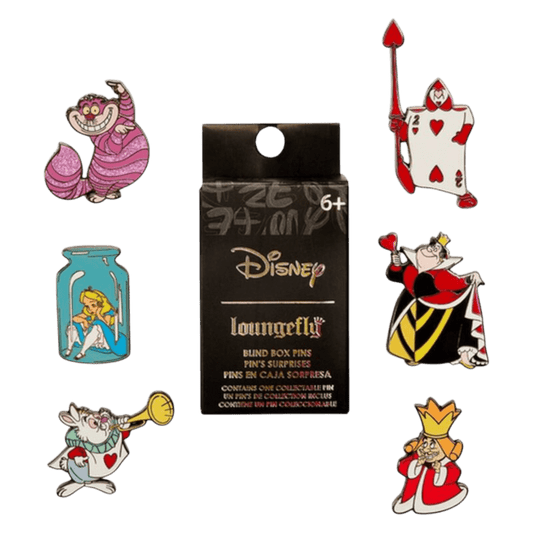 Alice In Wonderland - Blind Pin Set Assortment (Display of 12)