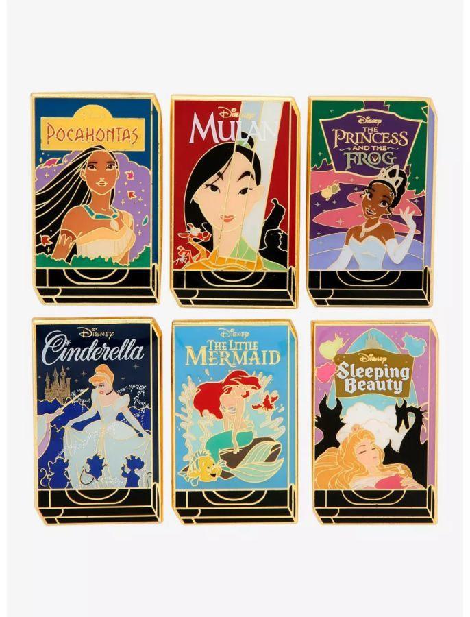 Disney - Princess VHS Mystery Pin Blind Box Assortment (Display of 12)