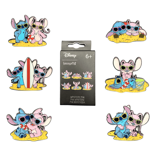 Lilo & Stitch - Stitch & Angel Beach Scene Mystery Pin Blind Box (Display of 12)
