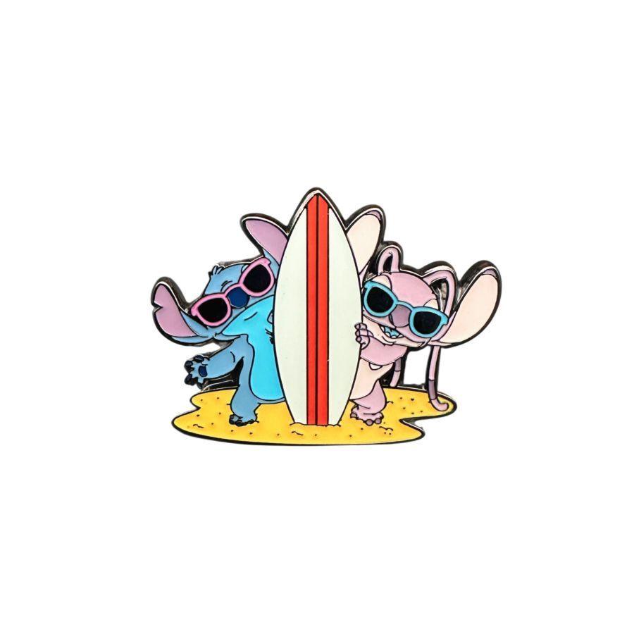 Lilo & Stitch - Stitch & Angel Beach Scene Mystery Pin Blind Box (Display of 12)