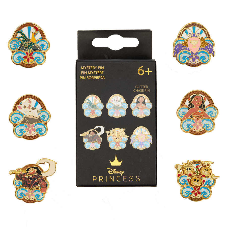 Moana - Mystery Blind Box Pins Assortment (Display of 12)