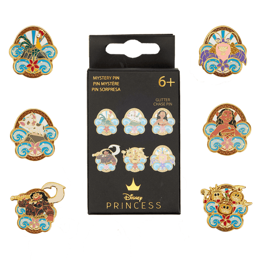 Moana - Mystery Blind Box Pins Assortment (Display of 12)