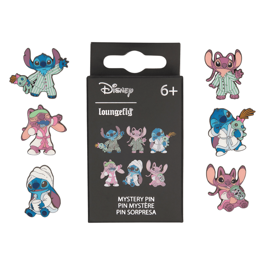 Lilo & Stitch - Stitch & Angel In PJs Mystery Pin Blind Box (Display of 12)