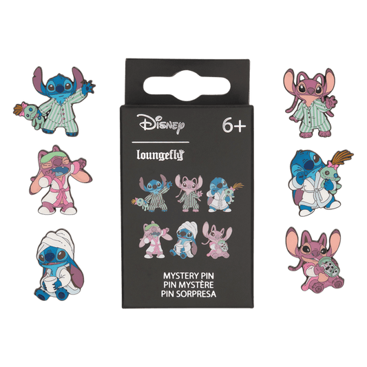 Lilo & Stitch - Stitch & Angel In PJs Mystery Pin Blind Box (Display of 12)