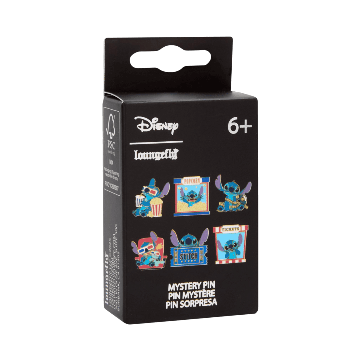 Lilo & Stitch - Stitch at the Movies Mystery Pin Blind Box Assortment (Display of 18)