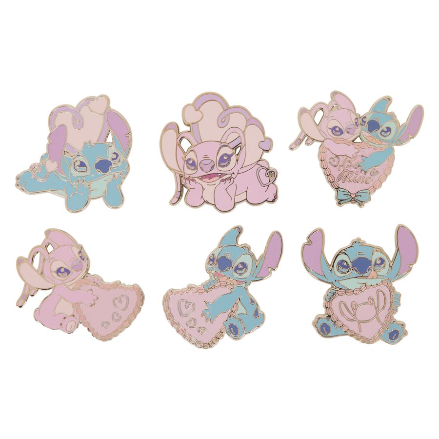 Lilo & Stitch - Angel Hearts Mystery Pins Assortment (Display of 12)