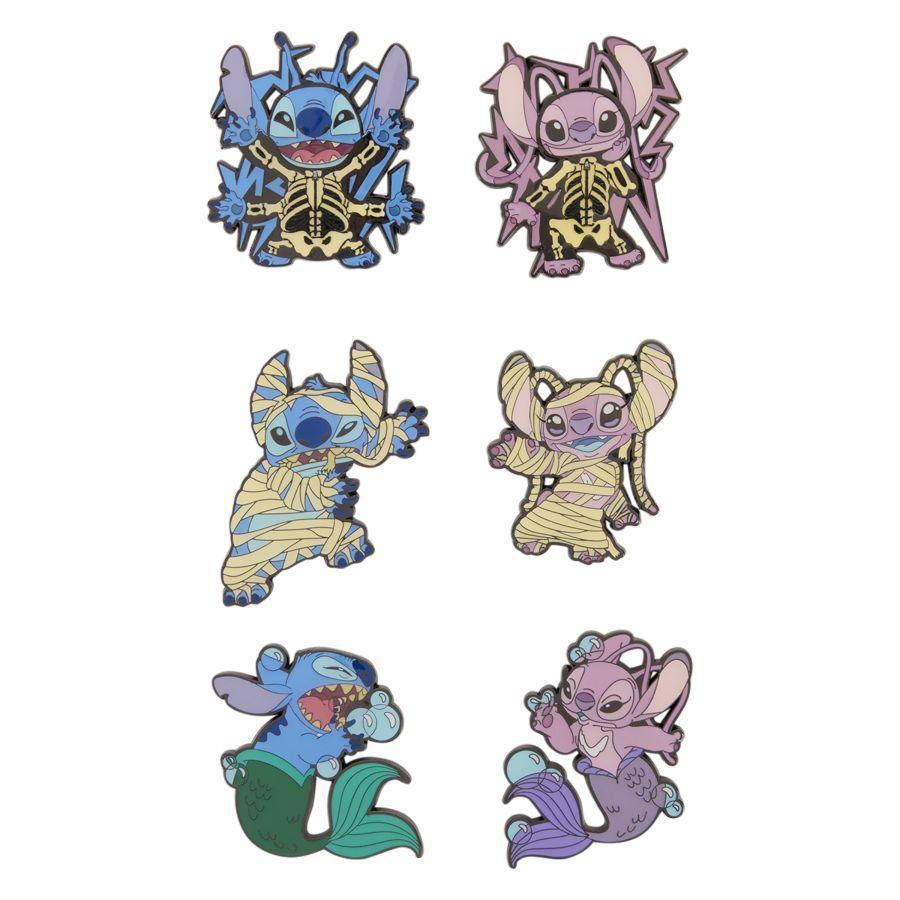 Lilo and Stitch - Stitch & Angel Halloween Costumes Mystery Box Pin Assortment (Display of 12)