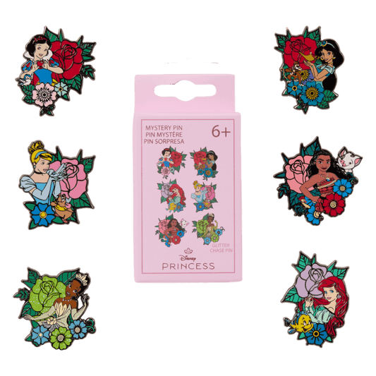 Disney - Princess Tattoo Exclusive Blind Box Pins Assortment (Display of 12)