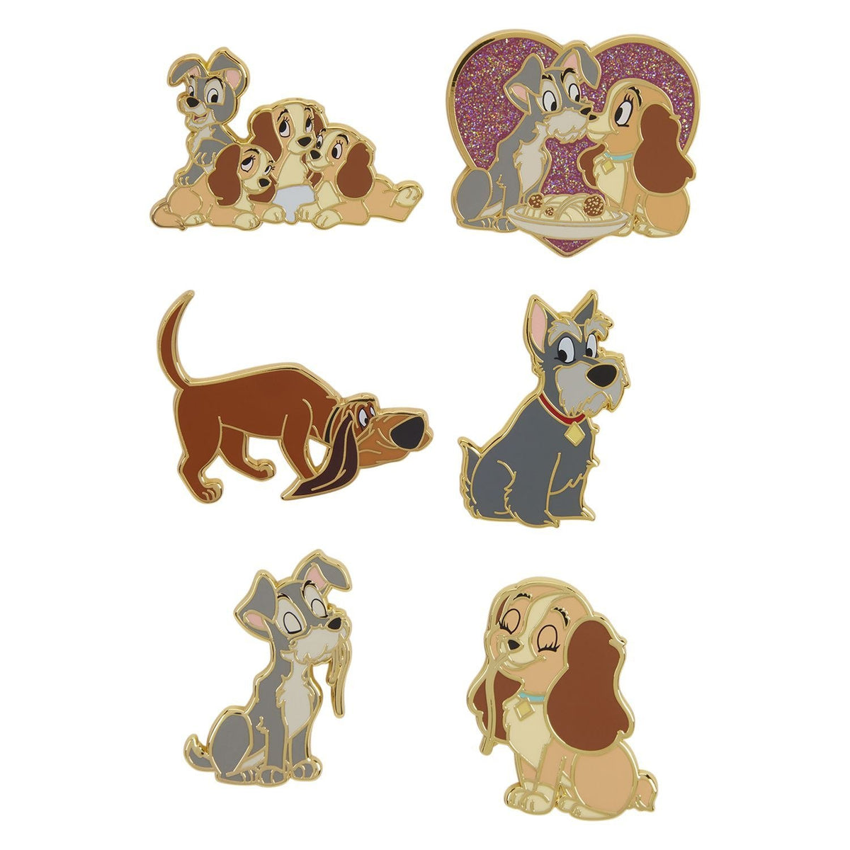 Lady & the Tramp - Mystery Box Pin Assortment (Display of 12)
