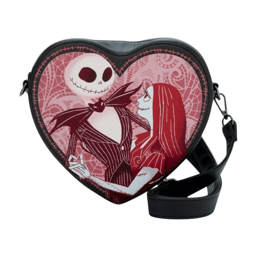 The Nightmare Before Christmas - Jack & Sally Heart Exclusive Figural Crossbody Bag