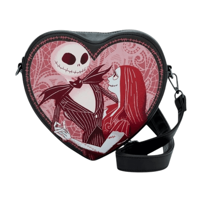 The Nightmare Before Christmas - Jack & Sally Heart Exclusive Figural Crossbody Bag