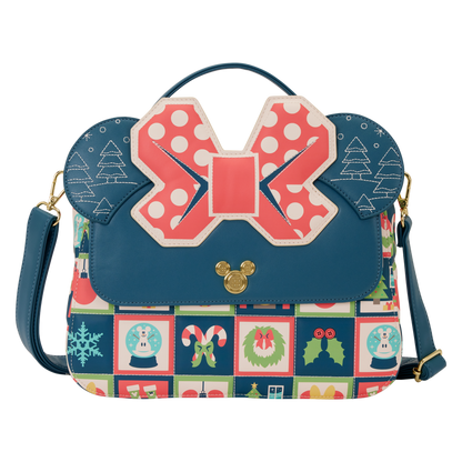 Disney - Mickey & Minnie Holiday Crossbody Bag